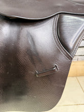 Load image into Gallery viewer, 17 1/2” Wide M&amp;J Saddlery English GP Saddle - Brown