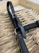 Load image into Gallery viewer, S/H Black Leather Headcollar - Small Pony