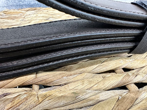 54” Bonded Nylon Core Non-Stretch Stirrup Leathers - Brown