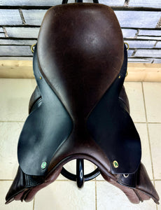 17” Wide Native Pony Saddle Company GP/WH Saddle - Brown