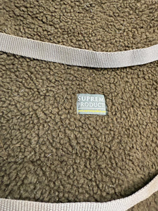 S/H Supreme Products WH/Show Fur Numnah - Brown - 18”/L