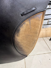 Load image into Gallery viewer, 17” MN S.O.S Saddlery GP/Jump Saddle - Brown - High Wither - TB ROR - Massive Blocks