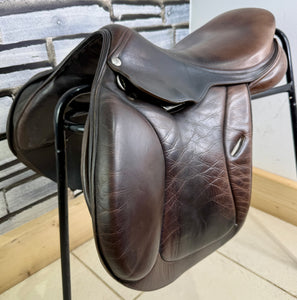 17” MW Patrick Saddlery Jump Saddle - Brown