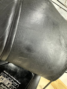 18” MW (Fit 31) Stubben Siegfried Extra GP/Jump Saddle - Black/Tan
