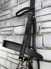 Load image into Gallery viewer, S/H English Hunter Complete Pelham Bridle - Black - Full