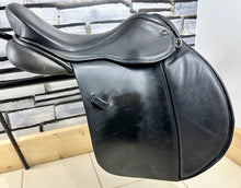 Load image into Gallery viewer, 17 1/2” XW Silhouette Cob WH/VSD/GP Saddle - Black