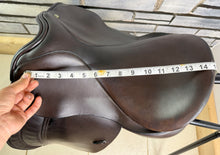 Load image into Gallery viewer, 15” Wide Manor English Pony WH Saddle - Brown - GP/Workers - W-XW