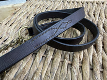 Load image into Gallery viewer, S/H English Leather 1” In Hand Lead with Brass Coupling-Brown