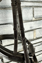 Load image into Gallery viewer, S/H Schockemohle Dressage Bridle -Padded Nose- Brown -Full