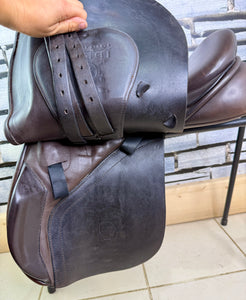 17” Wide Ideal 1350 GP Saddle - Brown