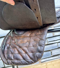 Load image into Gallery viewer, 11 1/2” MW Robinsons English Tiny Pony Saddle - Brown