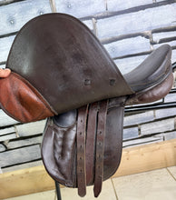 Load image into Gallery viewer, 14” Medium Small Pony Leather GP Saddle - Brown