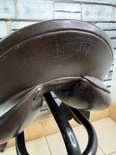 Load image into Gallery viewer, 17” Medium Prestige Appaloosa Hippos GP/Jump Saddle - Brown - All Purpose, XC etc