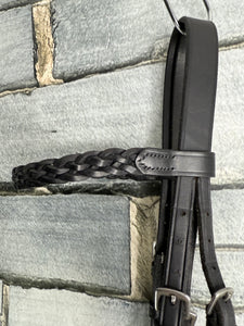 S/H English M&M Complete Pelham Bridle - Black - Pony