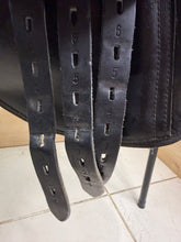 Load image into Gallery viewer, 16” MW Saddle Company Pony GP Saddle - Black - Changeable Width on a Press