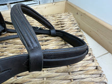 Load image into Gallery viewer, S/H Jeffries Padded Comfort Flash Bridle -Brown- Full