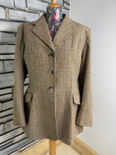 Load image into Gallery viewer, Caldene Ladies Vintage Houndstooth Tweed Jacket - Size 40