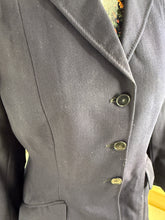 Load image into Gallery viewer, Ladies Size 36 Vintage Harry Hall LW Hunt Jacket - Navy