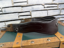 Load image into Gallery viewer, 50” GFS Anatomic Leather Atherstone Girth - Brown - Padded &amp; Elasticated