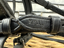 Load image into Gallery viewer, S/H Rhinegold Complete Padded Crank Flash Bridle - Black - XF