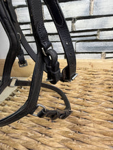 Load image into Gallery viewer, S/H Micklem Bridle &amp; Crystal Brow - Standard Horse/Full - Black