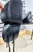 Load image into Gallery viewer, 17 1/2” Wide Ideal Jessica Dressage Saddle - Black