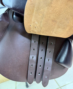 17” MW Amerigo Vega Jump Saddle - Brown