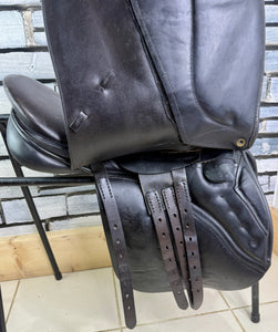 17 1/2” Wide Albion Selecta WH/GP/Jump Saddle - Brown