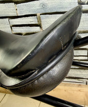 Load image into Gallery viewer, 16” Medium-MN Palaton English Leather Pony GP Saddle - Black