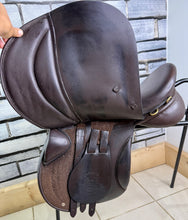 Load image into Gallery viewer, 17” Wide-XW Symmonds Olympus Forward Cut GP Saddle - Brown