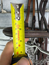 Load image into Gallery viewer, Jeffries? Complete Double Bridle - Brown - TB/Hack/RoR - Cob Size