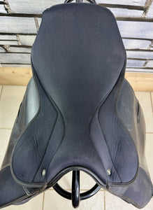 16 1/2” Wide Thorowgood Maxam Cob GP Saddle - Black