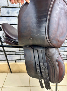 17” Wide Ideal Classic GP Saddle - Brown