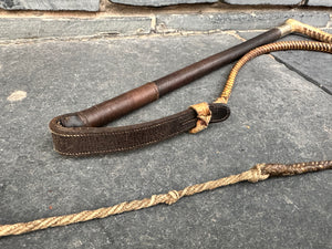 Champion & Wilton Gents Plaited Hunt Whip complete with Rawhide Thong