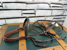 Load image into Gallery viewer, Devoucoux Grackle Bridle -Brown- Large/Full - Padded Anatomic Headpiece