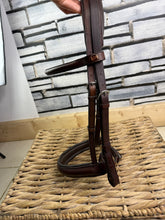 Load image into Gallery viewer, S/H Albion English KB Cavesson Snaffle Bridle - Brown - Cob