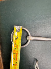 Load image into Gallery viewer, 4 1/4” Fylde Double Bits - Fixed Ported Weymouth &amp; Small Ring Bridoon- Show Pony