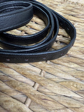 Load image into Gallery viewer, S/H 140cm/55” Hide Wrapped Stirrup Leathers - Black
