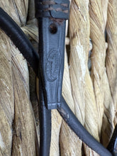 Load image into Gallery viewer, S/H English Fine Rolled Noseband - Pony/Arab - Brown