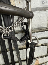 Load image into Gallery viewer, S/H English Hunter Complete Pelham Bridle - Black - Full