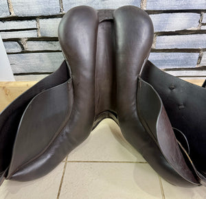 17 1/2” Wide Barnsby GP Saddle - Brown