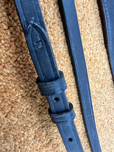S/H English Leather Running Martingale - Brown - Full