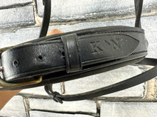Load image into Gallery viewer, S/H Kate Negus Chunky Padded Crank Flash Noseband - Cob