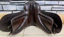 Load image into Gallery viewer, 14” Wide English Pony Saddle - Brown