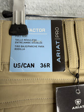 Load image into Gallery viewer, Ariat Tri-Factor Full Grip Breeches - 36” Waist R - Beige/Tan