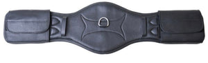 Rhinegold Memory Foam Padded Leather Dressage/Event Girth
