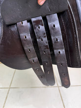 Load image into Gallery viewer, 17 1/2” Wide M&amp;J Saddlery English GP Saddle - Brown