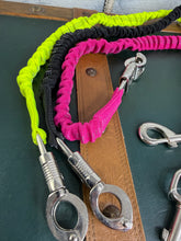 Load image into Gallery viewer, Bungee Tie -Stable/Trailer- Quick Release Velcro Safety System -Panic Clip- Double End Clip
