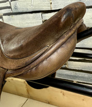 Load image into Gallery viewer, 15” Wide English Pony WH/Show Saddle - Brown