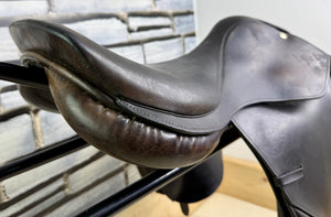 17” MW Pariani Close Contact Jump Saddle - Brown